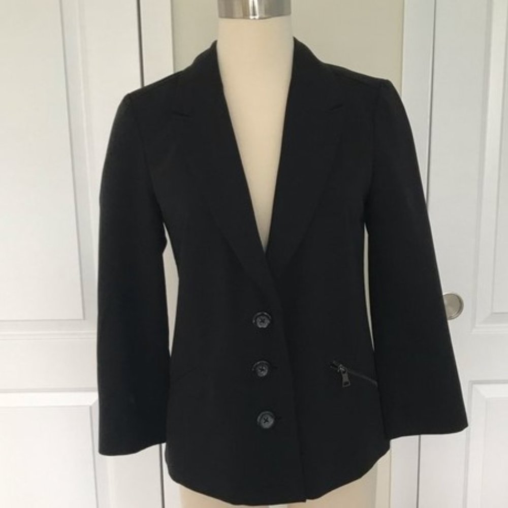 DKNY JEANS - Black Blazer, Size L